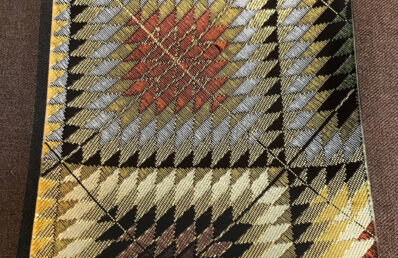 帯地から10㎝角皿にリメイク